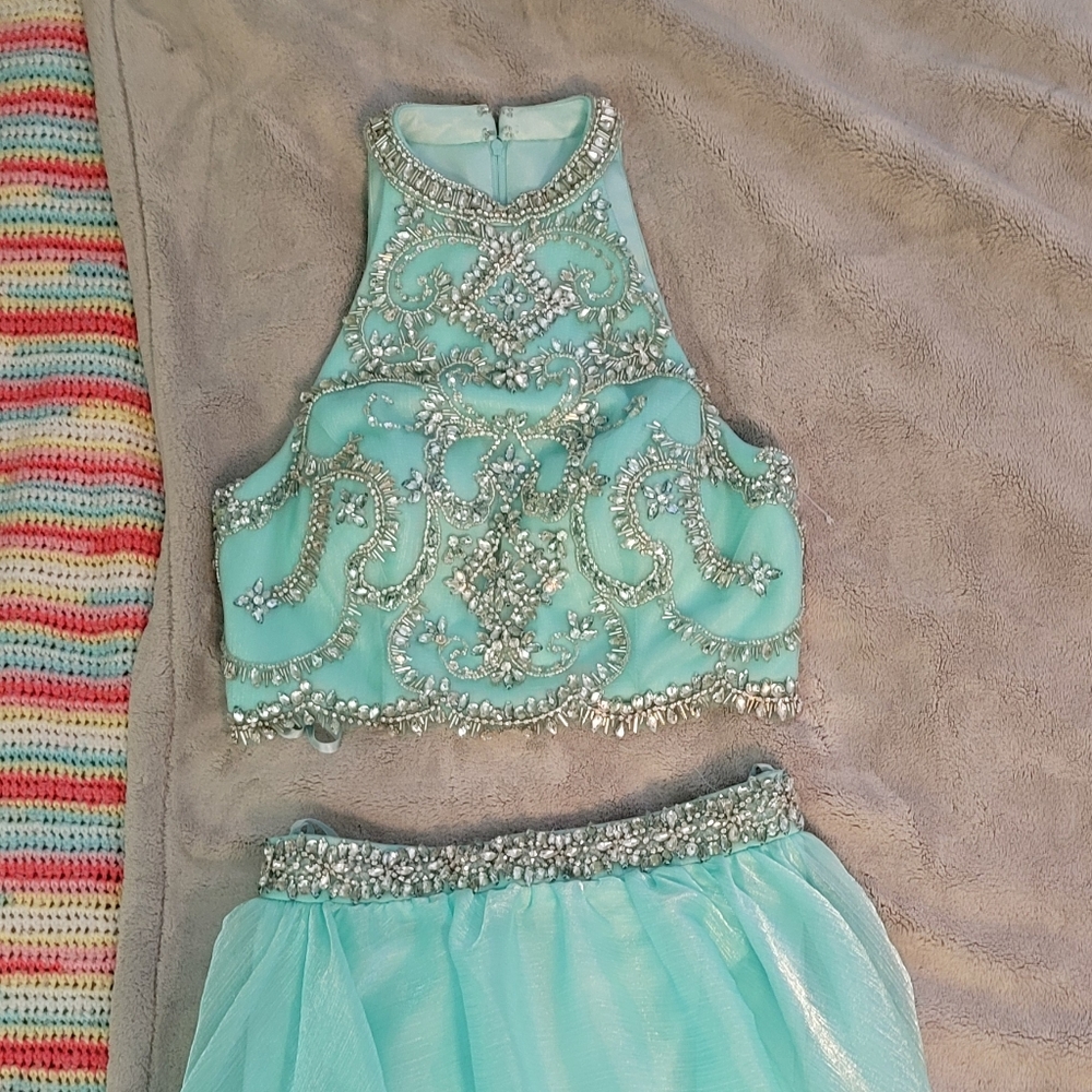 Two Piece Mac Dougall Prom Dress